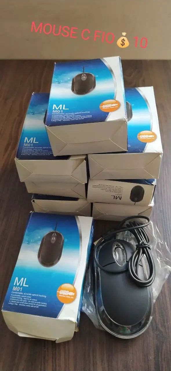 Mouse c fio novo 