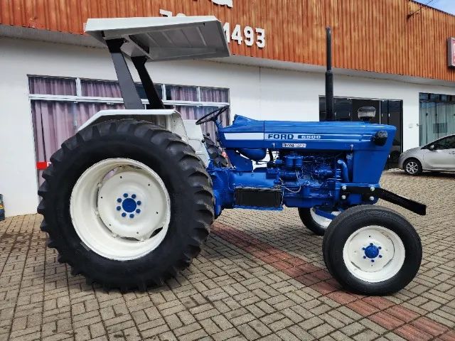 Trator Agrícola Ford 6600 4x2 (Simples), Ano 1978, Único Dono, Pintura Nova. - Foto 2