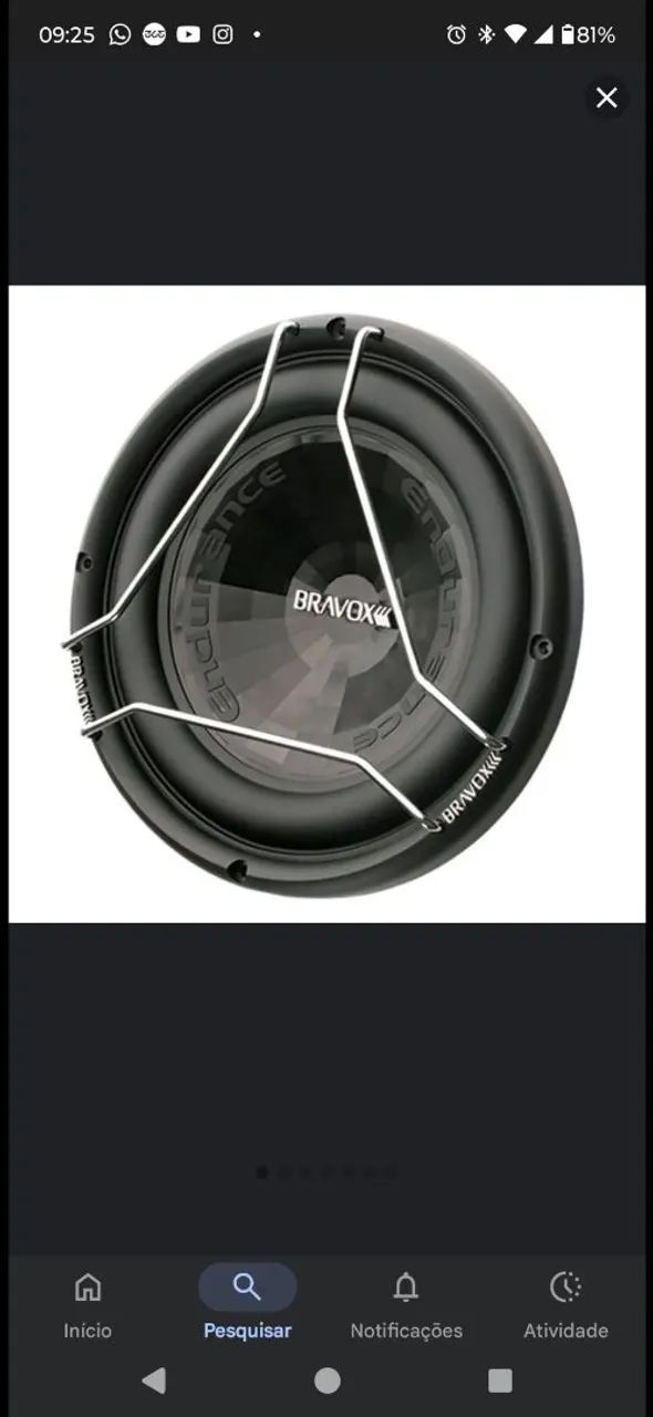 Sub bravox Endurecer  