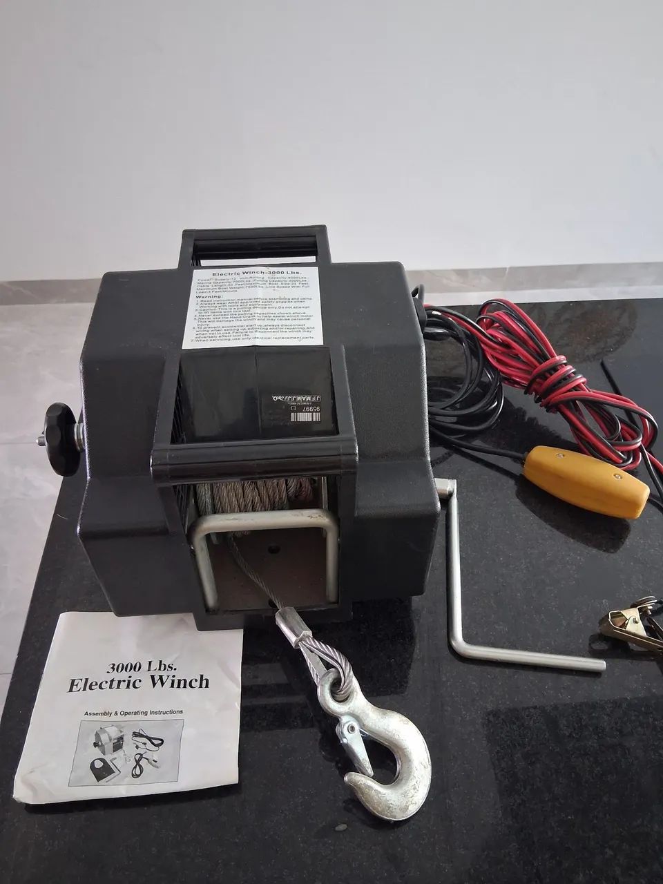 Guincho Elétrico 12v 3000lbs  - Foto 4