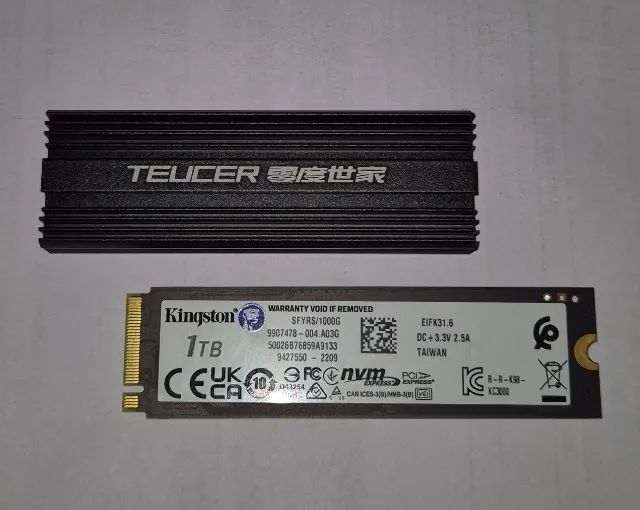Fury Renegade - 1tb - PCI 4.0 - TROCO EM TELEFONE - Foto 2