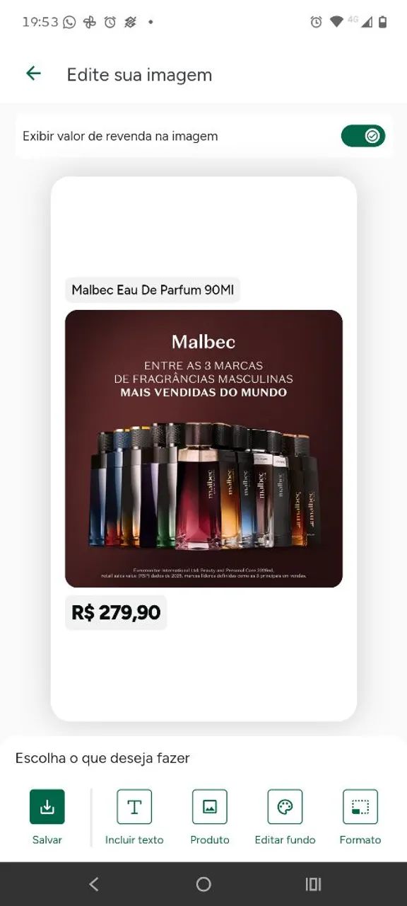 Malbec Eau de Parfum Lançamento Novo Lacrado. - Foto 3