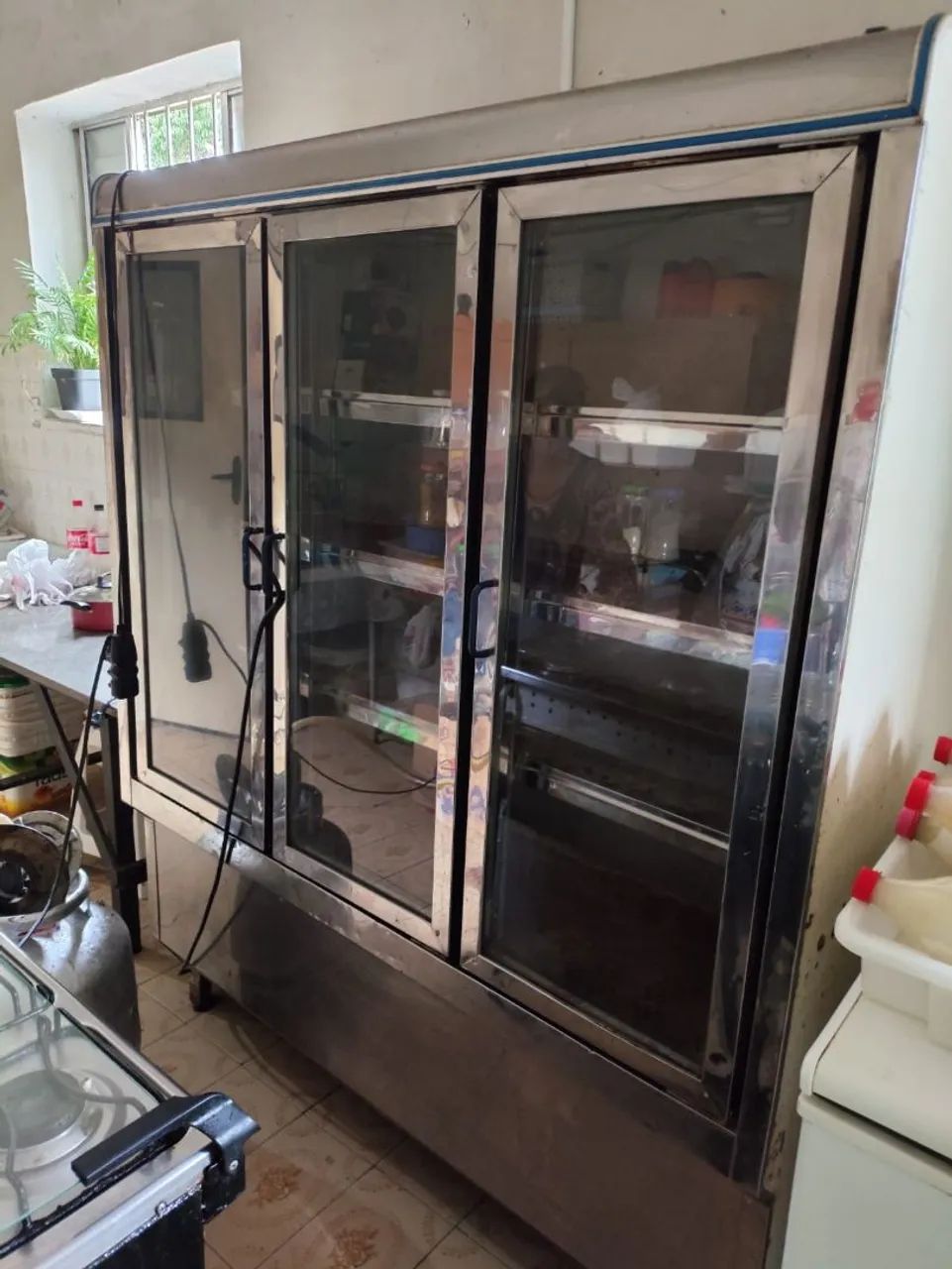 Expositor refrigerador inox
