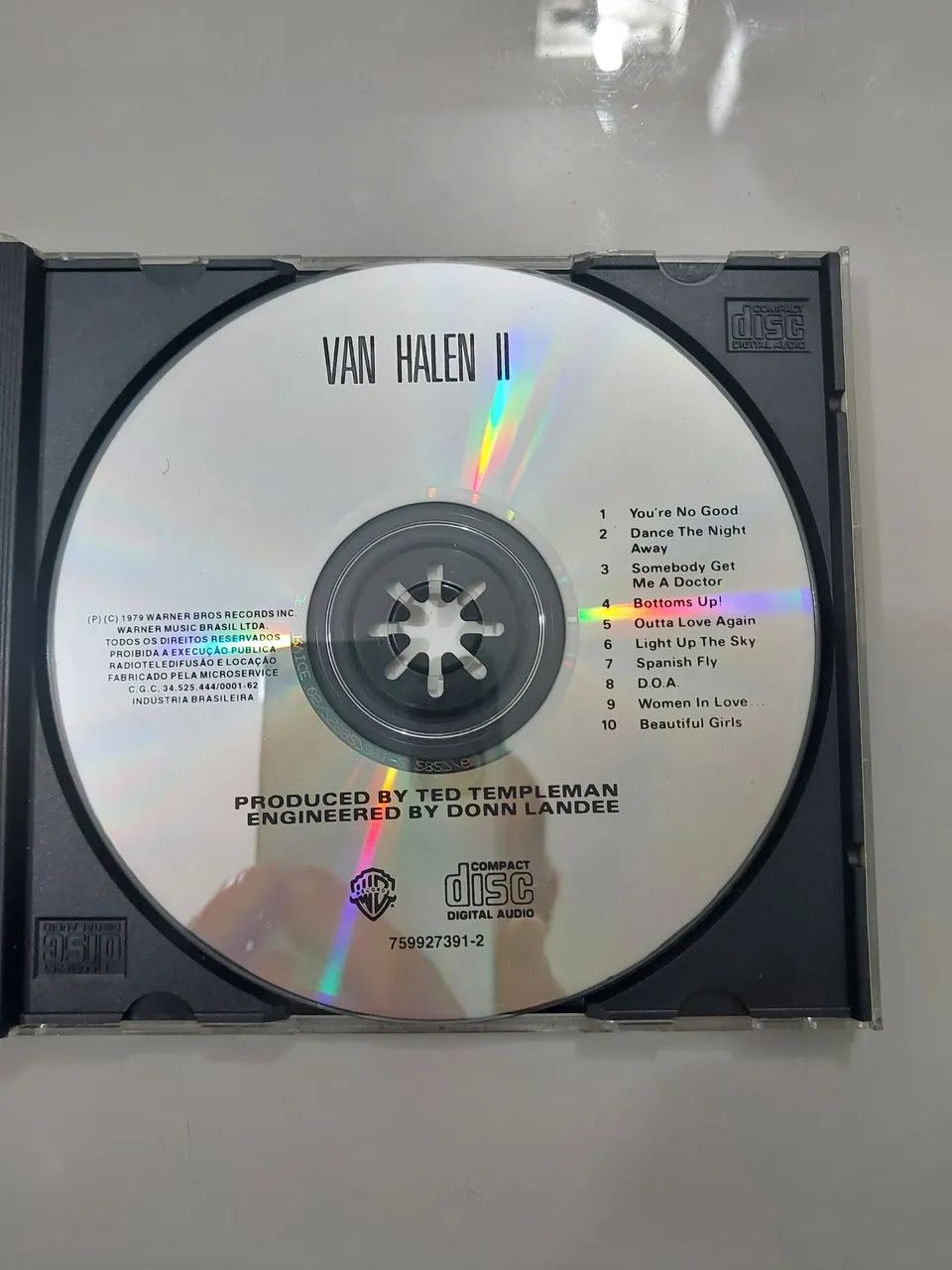CD PLAYER Original Van Halen II. RARO.  - Foto 3