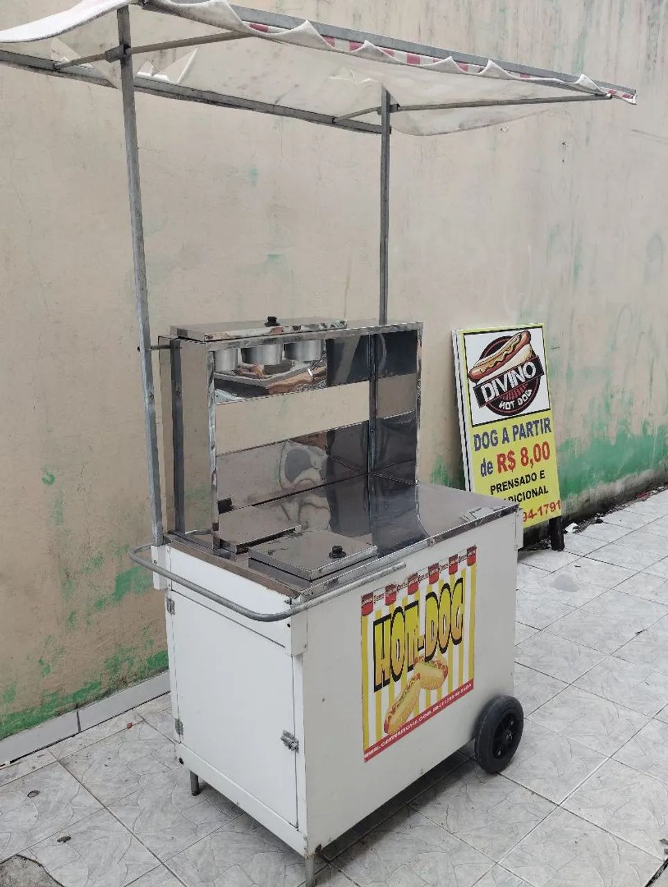 Carrinho de cachorro quente  - Foto 4