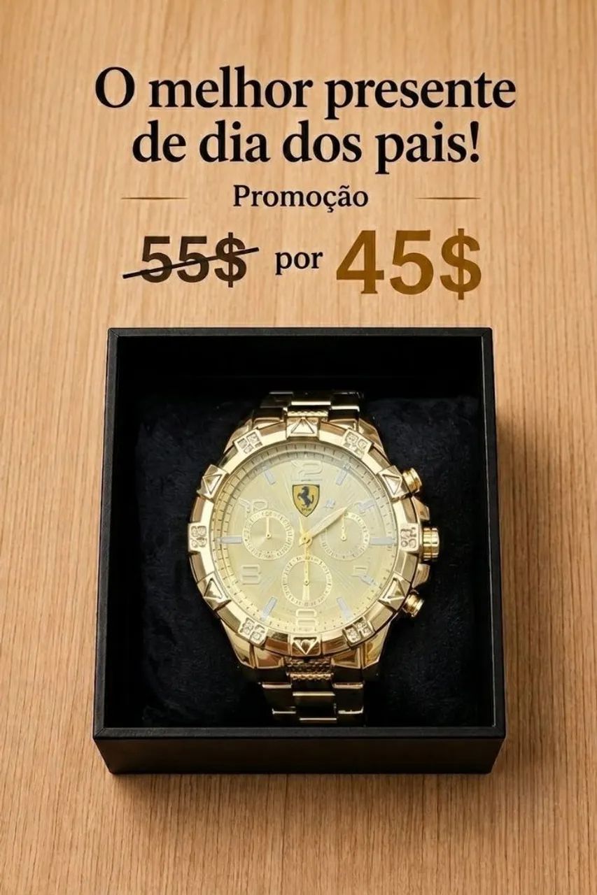 Relógio Masculino Moderno e Elegante