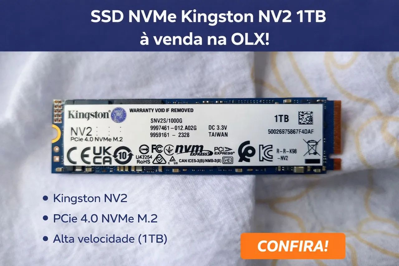 Ssd M2 1tb - Armazenamento - Jardim Novo Portugal, Guarulhos