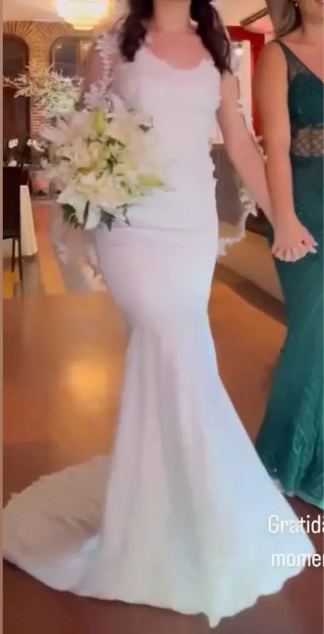 Vestido de Noiva Belíssimo  - Foto 3