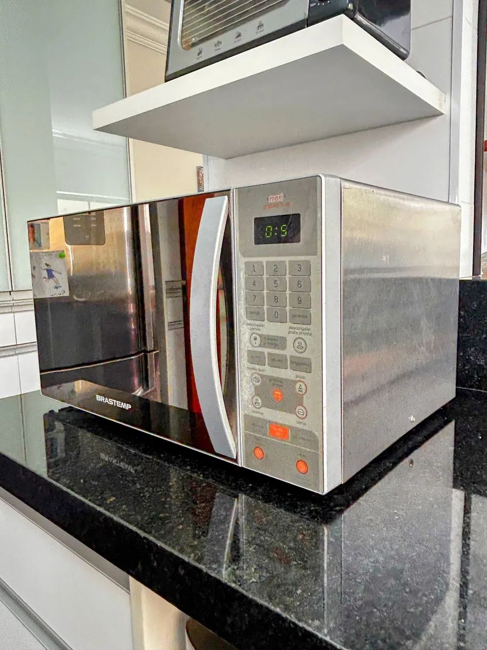 Microondas Brastemp Inox Grill - Foto 2