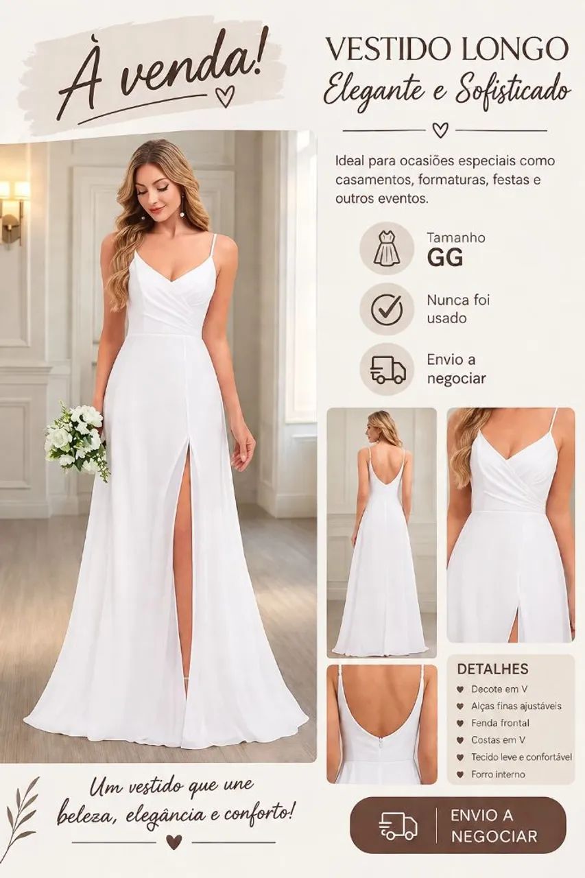Vestido branco | Noiva | Ensaio | Chá de bebê ?