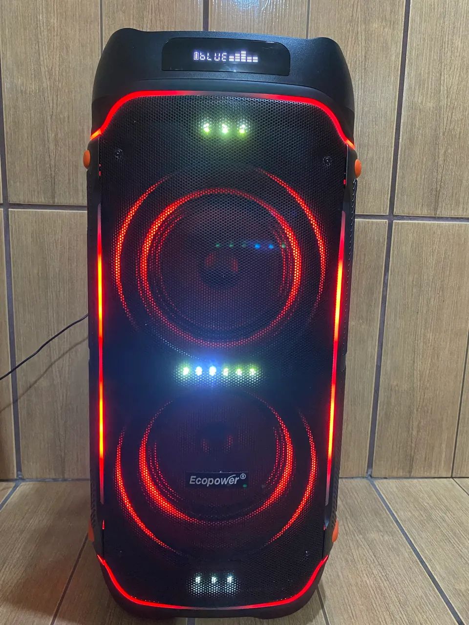 ? Caixa de Som Bluetooth Ecopower - Potente com LED ? - Foto 4