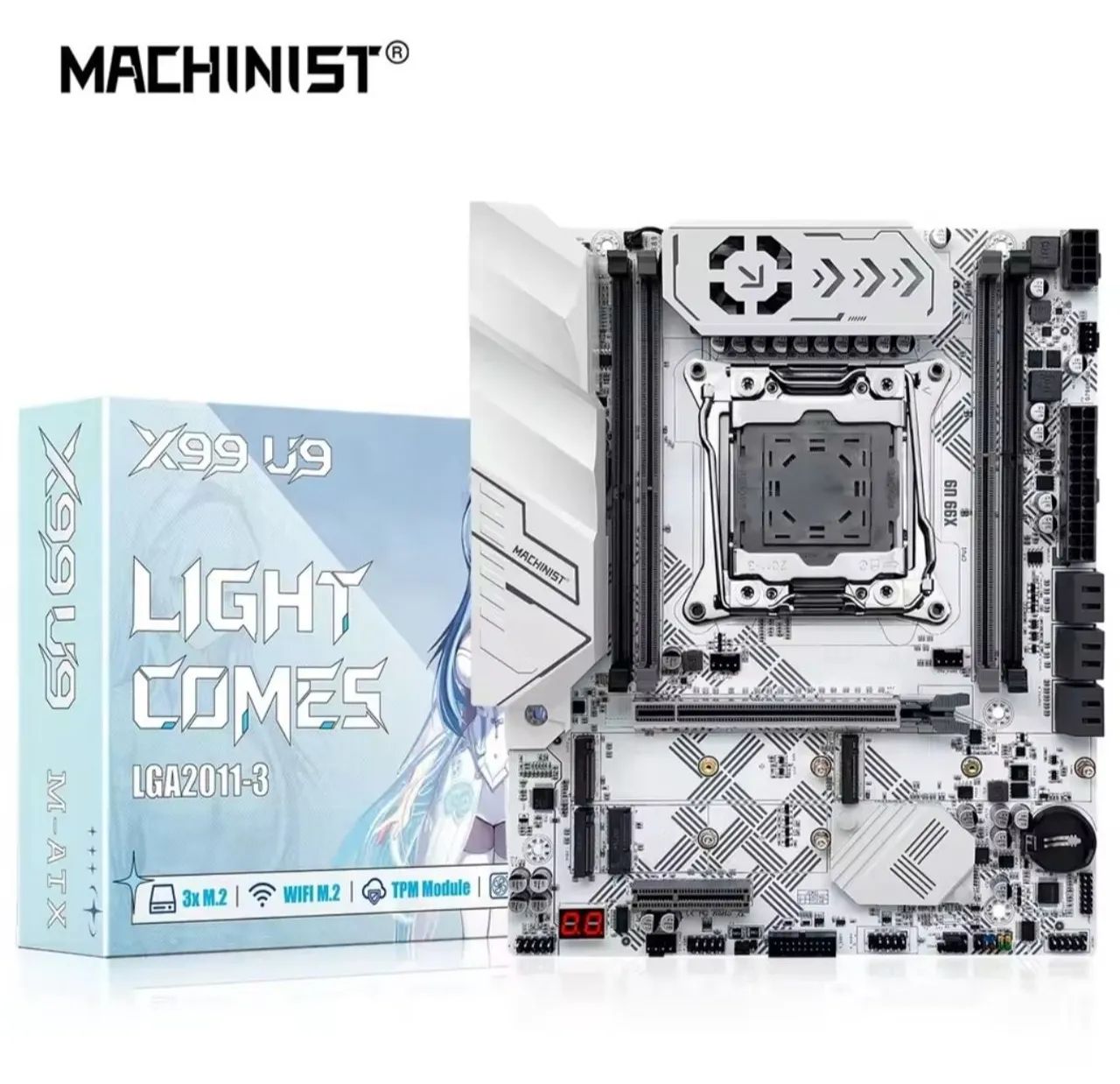 Kit LGA2011-3 Placa Mãe x99 + Processador XEON E5 2630 v4 