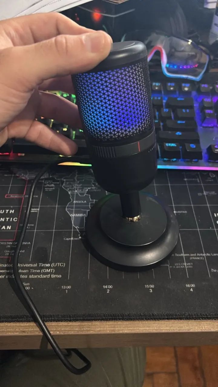 Microfone Gamer Mancer Horcrux RGB (USB) para PC/Stream - Foto 2