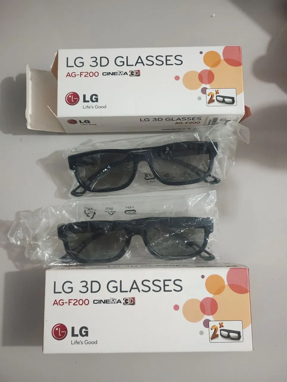 4 óculos 3d