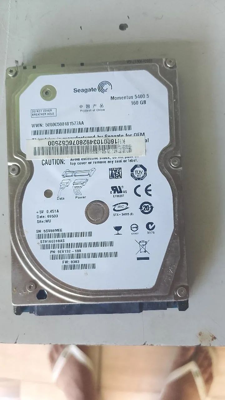 Vendo HD de notebook  - Foto 2