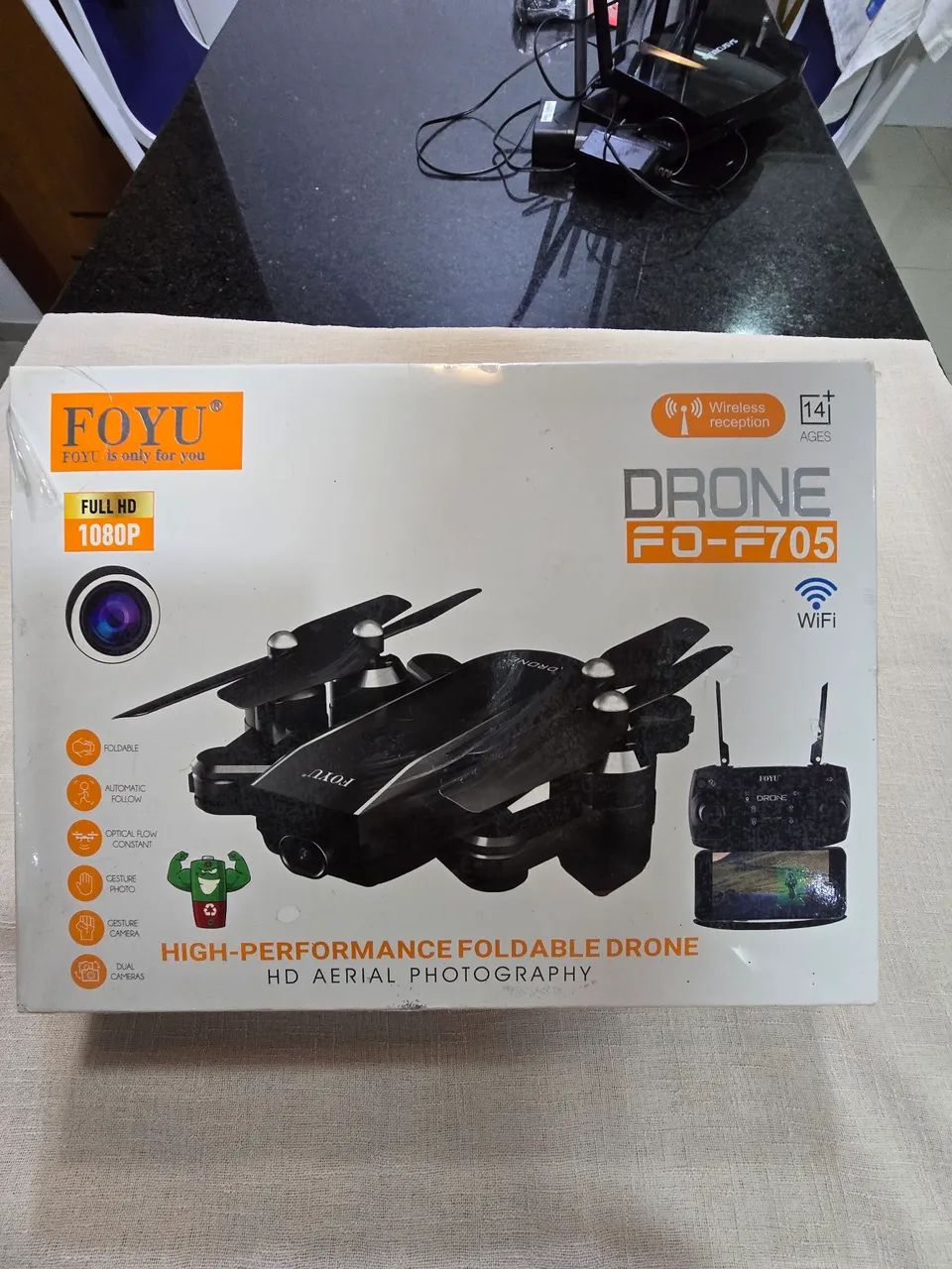 Drone Modelo FO-F705 Full HD  Novo Lacrado