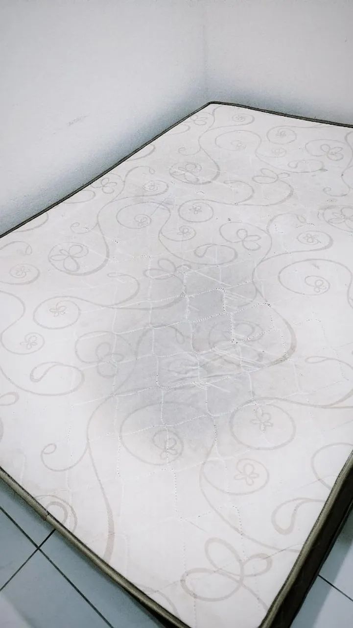 Cama box casal com colchão 