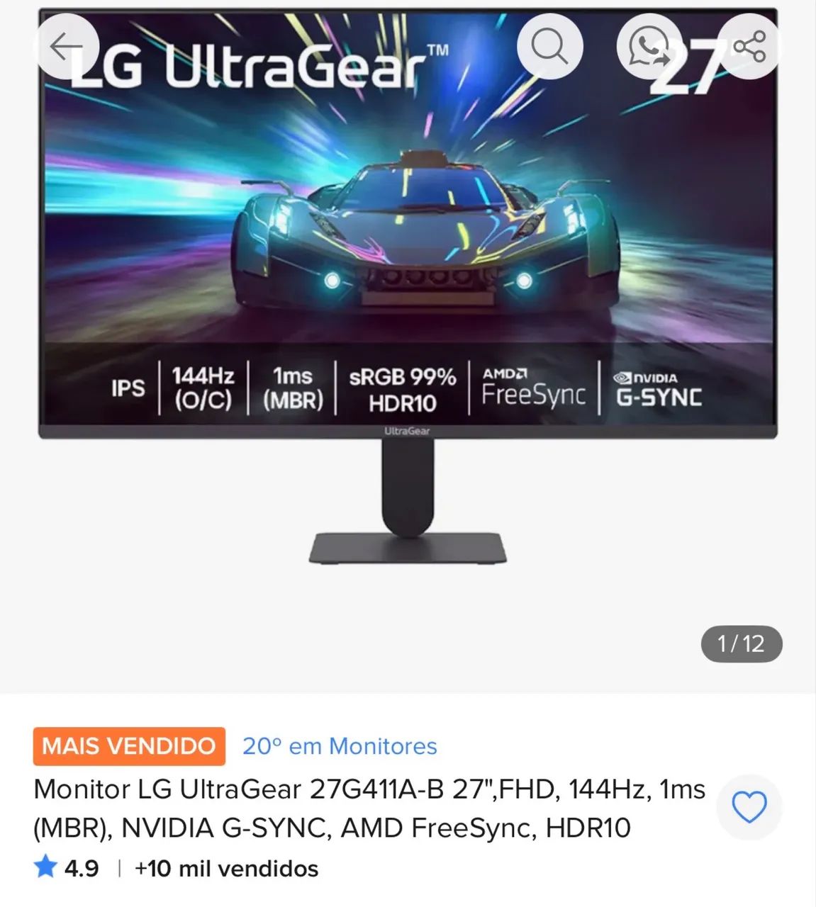 Monitor gamer  - Foto 5