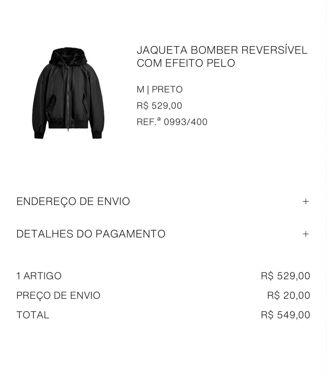 JAQUETA REVERSÍVEL ZARA - Foto 2