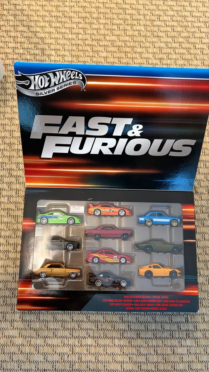 Hot Wheels - Velozes E Furiosos - 10 Minis - Fast & Furious