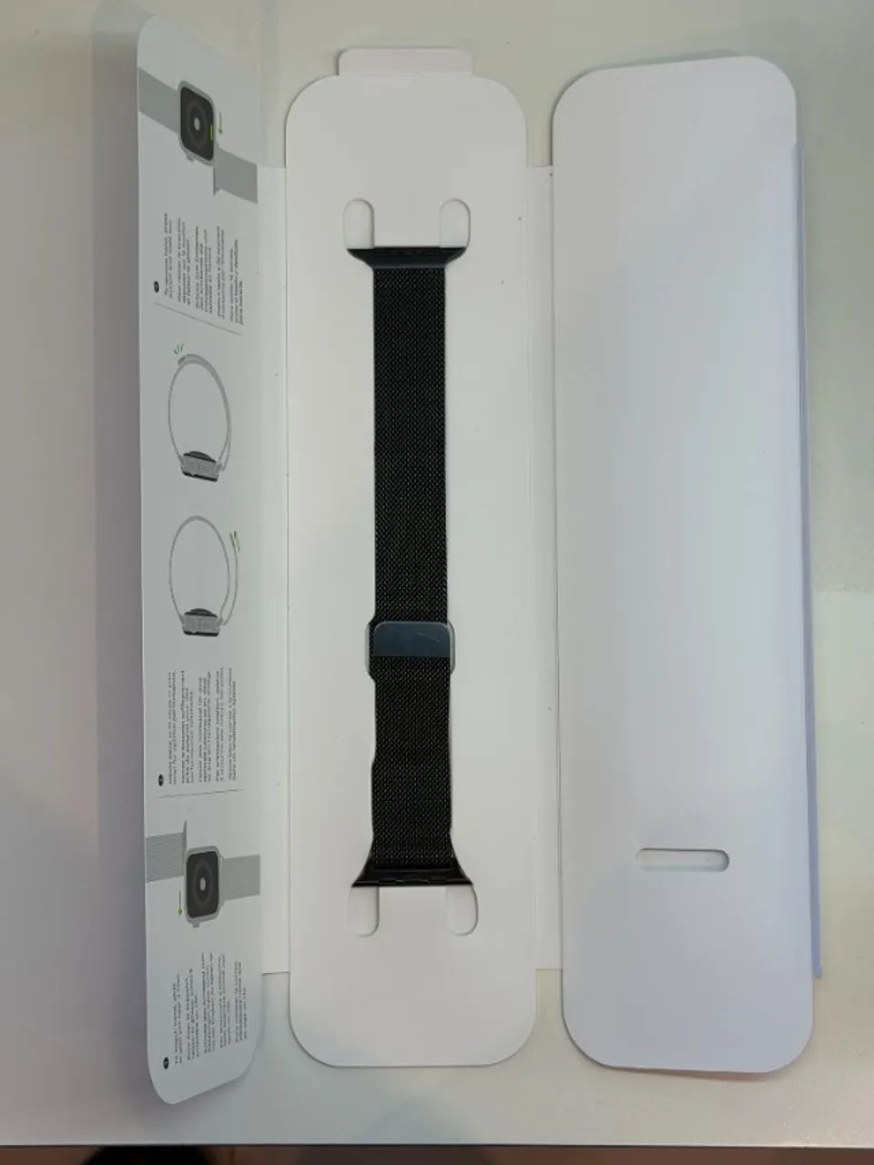Pulseira Apple Watch estilo milanês 44 mm Original Apple - Foto 5