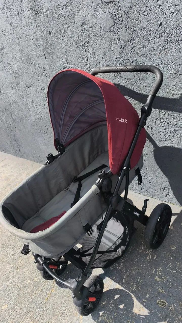 CarriCarrinho Moisés e bebe conforto c/base Kiddo - Foto 2