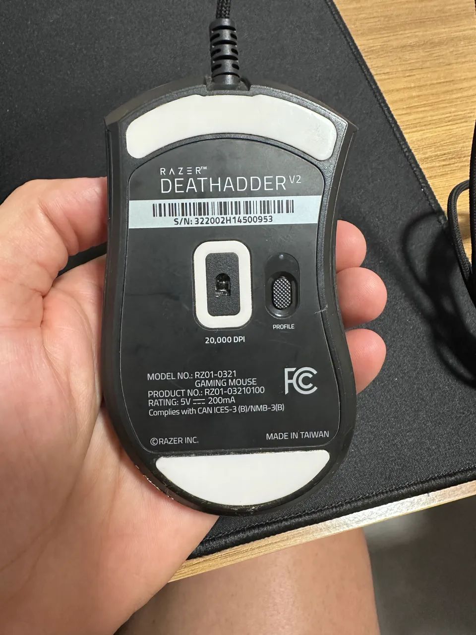VENDO MOUSE GAMER RAZER DEATHADDER V2 - Foto 3