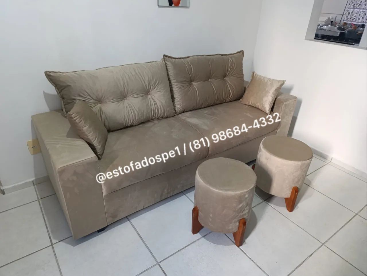 Sofá Retro 2 metros 930$ pix65570216884738122