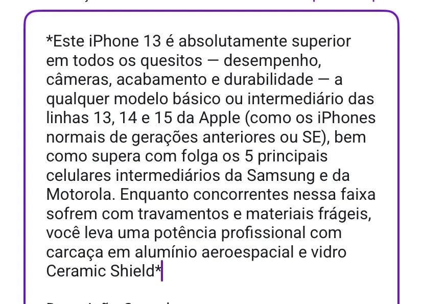 iPhone 13 Impecável | Ceramic Shield e Desempenho Exclusivo - Foto 3