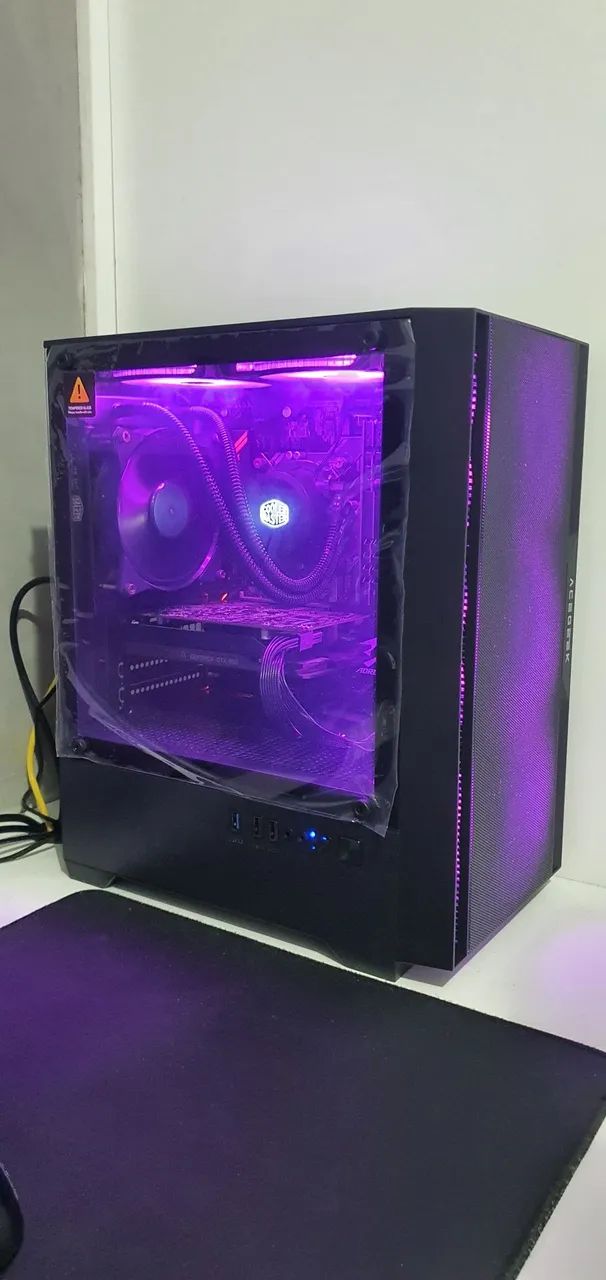 ゲーミングPC　i5-9600KF GPU無し　自作マシーン PC i5 9600K 16GB Water Cooler Sem Placa de Vídeo - Computadores e