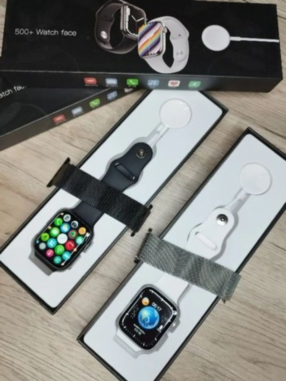 Smartwatch W28 Pro Série 8 Watch 8 Bluetooth 45mm Original Com Chamada e NFC - Foto 4