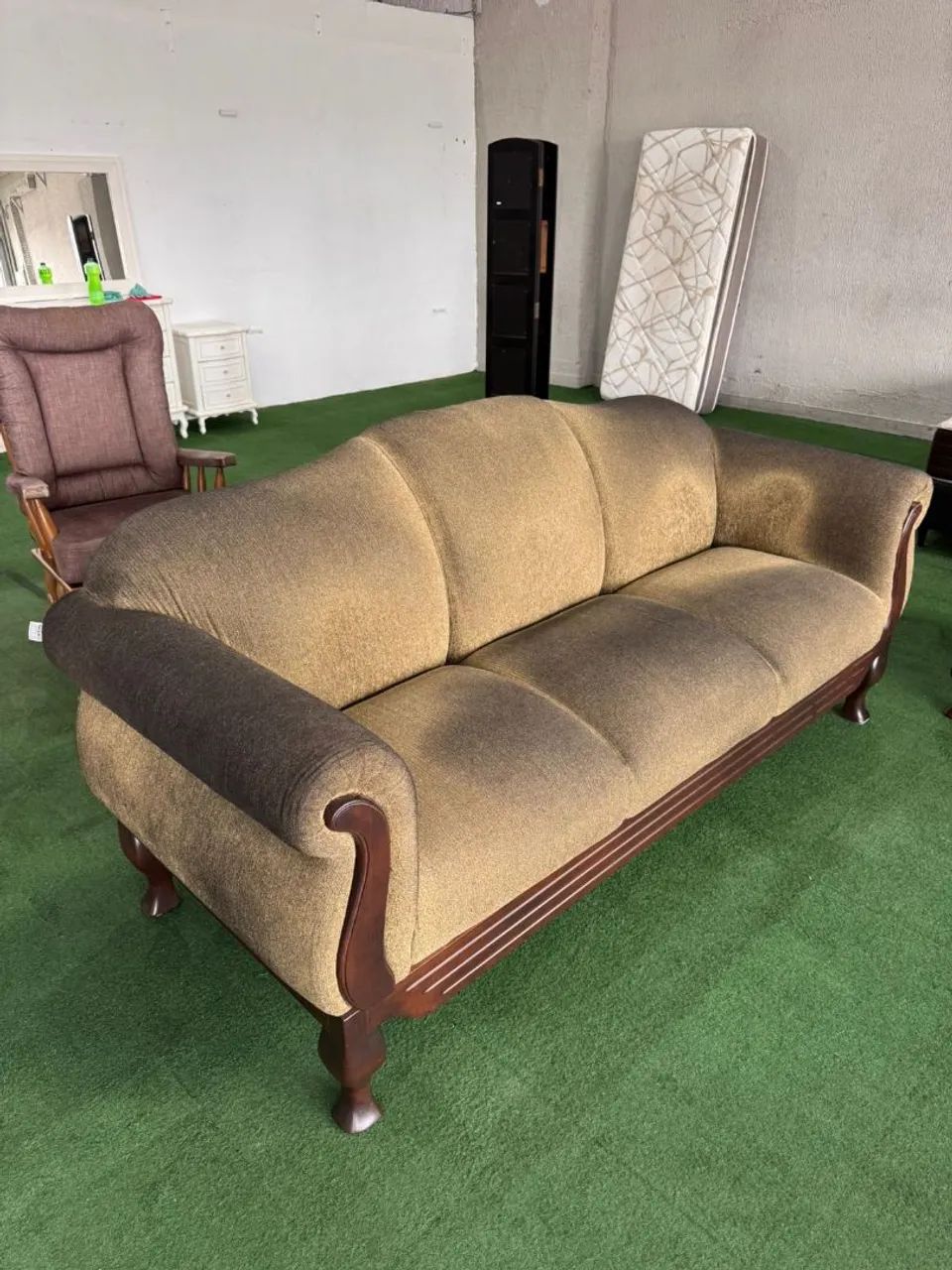 Conjunto de sofás Castor Vintage - Foto 5