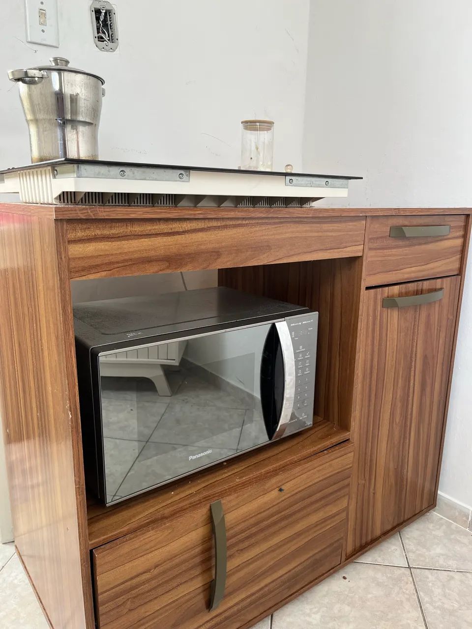 Cooktop de indução + Base + Microondas - Foto 4