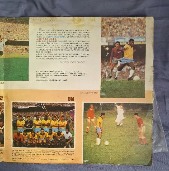 LP duplo de vinil Brasil campeão copas 58 62 e 70 - Foto 4