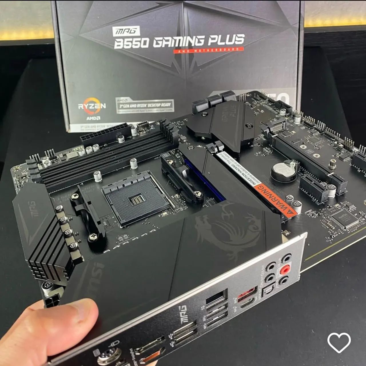 Placa Mãe MSI MAG B550 Gaming Plus - Nova Lacrada - Peças de