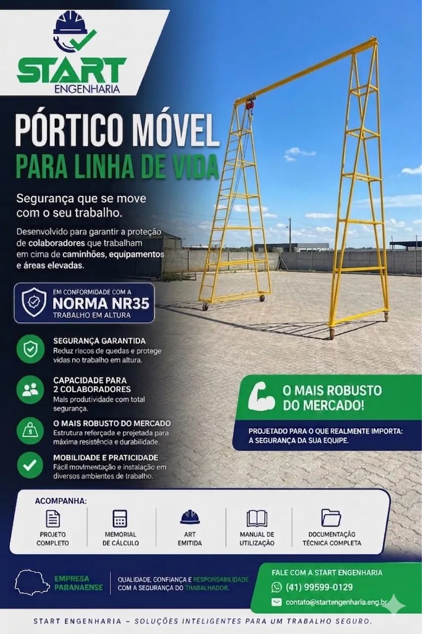 Pórtico linha de vida - Foto 3