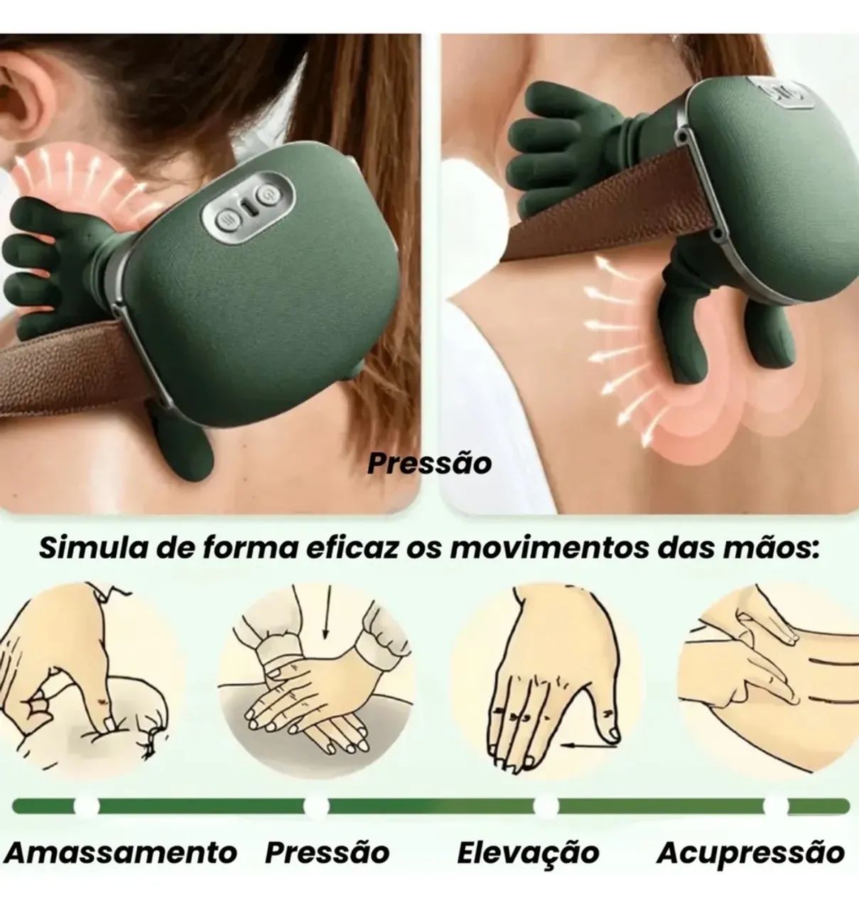 Massageador de pescoço e ombro  - Foto 3