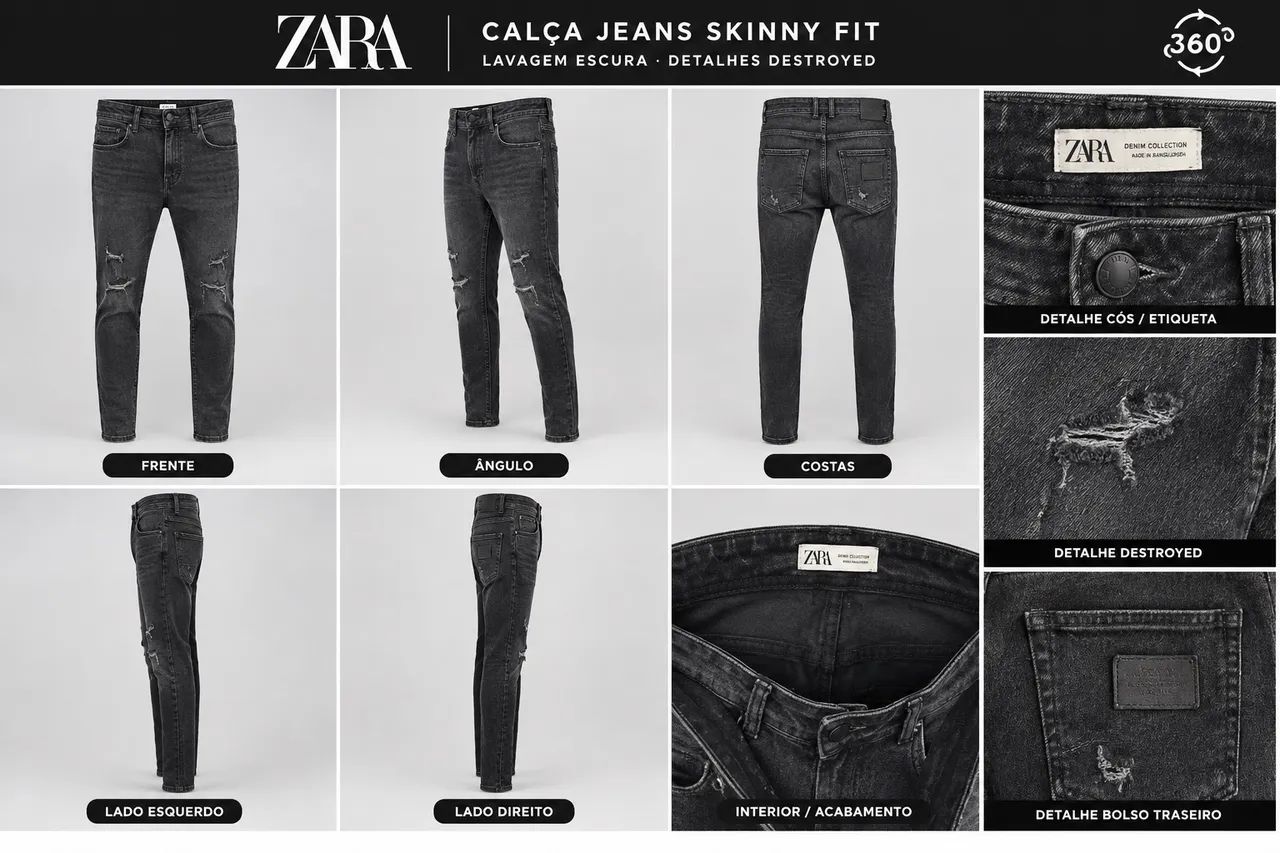 CALÇA JEANS ZARA 