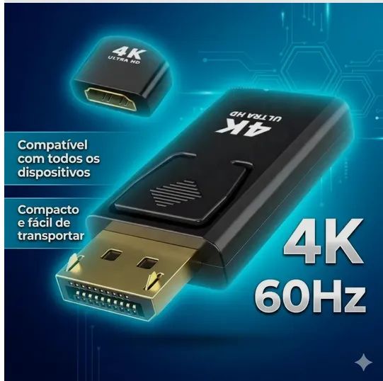 Adaptador Conversor Displayport Para Hdmi 4k 60ghz  - Foto 2