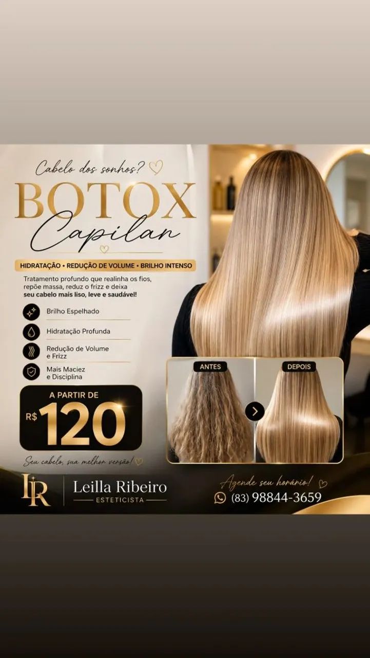 Mechas botox e mega hair  - Foto 3