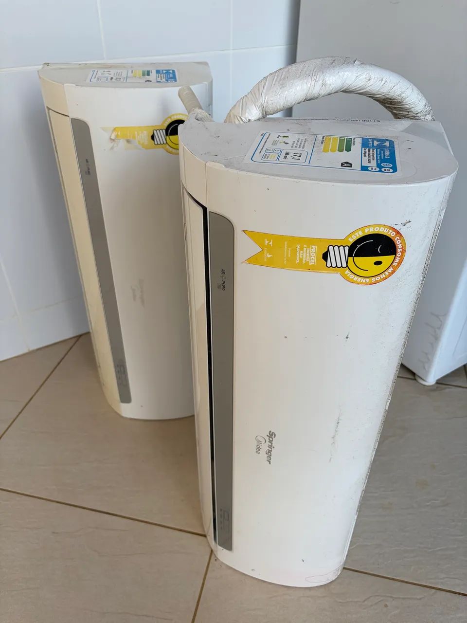 2 evaporadoras Midea 9000 Btu 