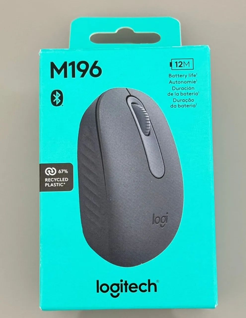 Mouse Bluetooth Logitech M196 - LACRADO - R$49,90