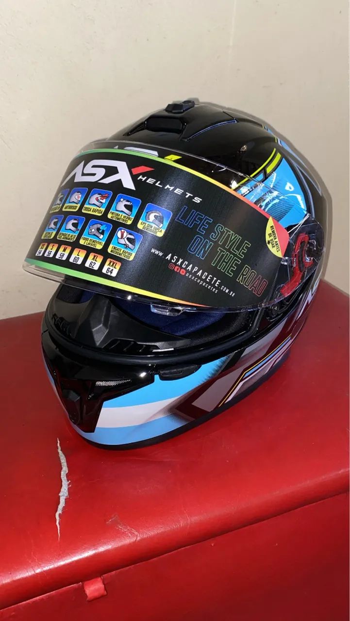 Capacete nunca usado novo ASX 59/60 - Foto 5