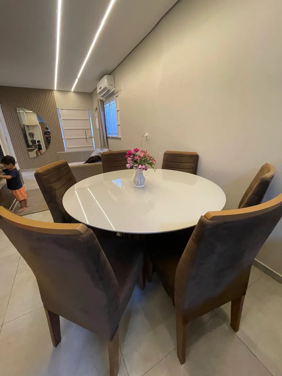 Mesa de vidro 