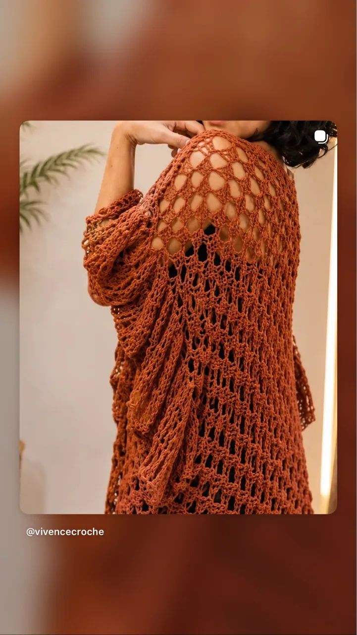 Bata de Crochê Feminina Artesanal - Sob Encomenda - Foto 2