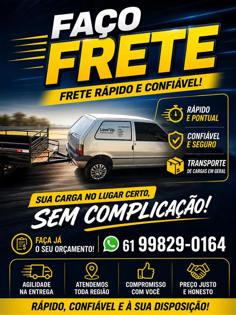 Faço frete 