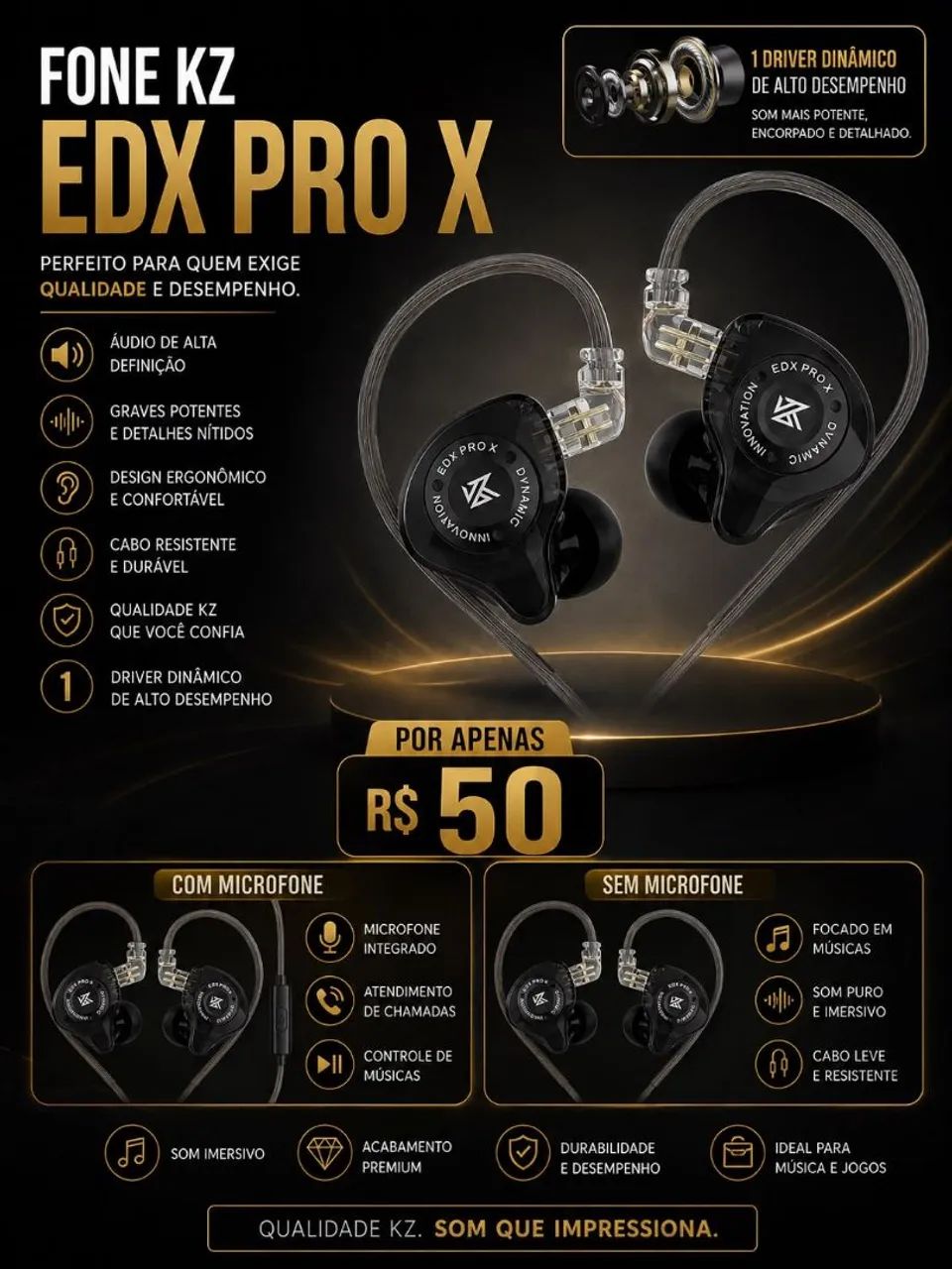 FONE KZ EDX PRO X