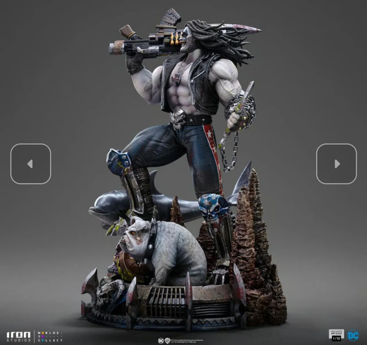 Lobo Unleahed Iron Studios - Foto 5