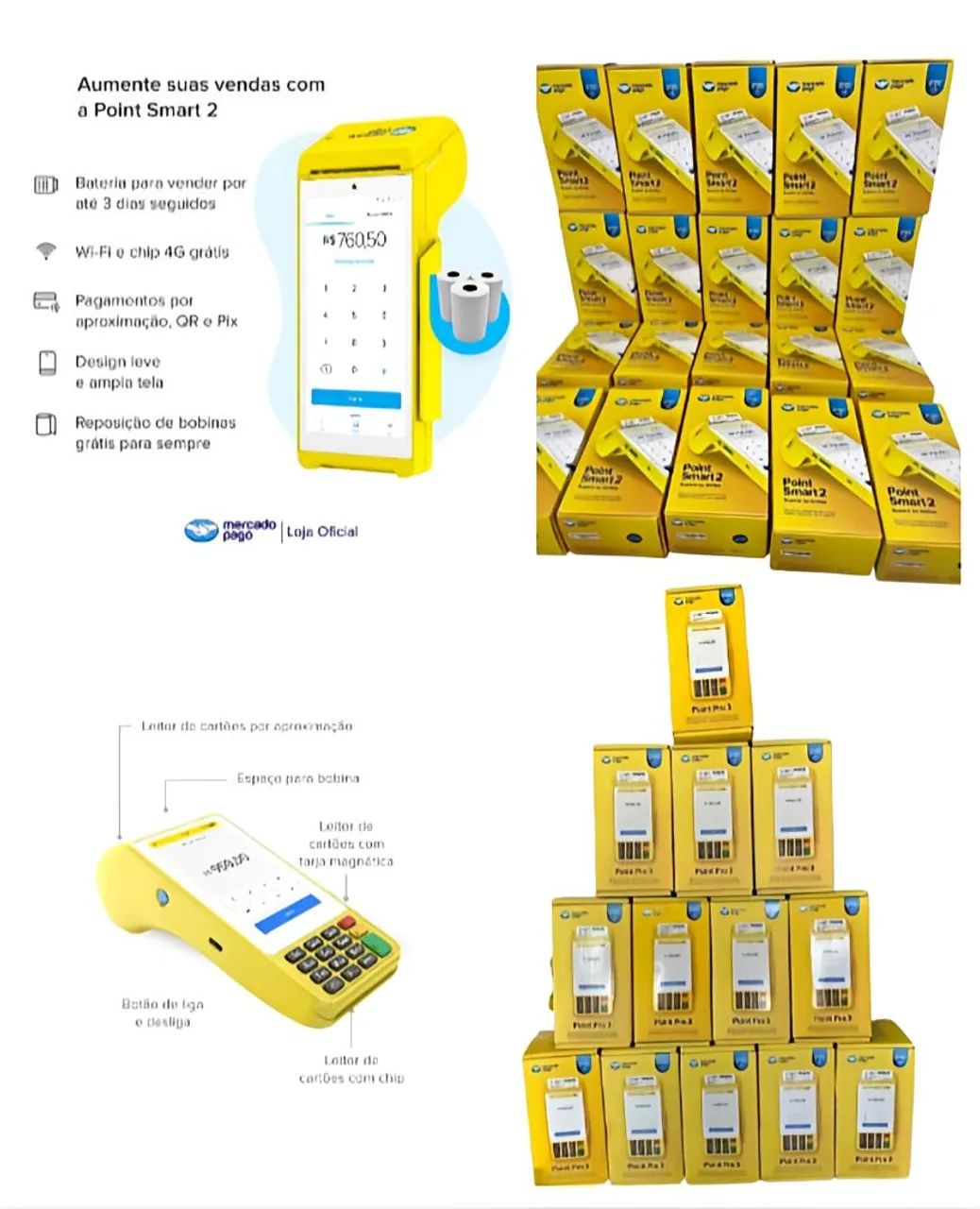 Máquinas do mercado pago 