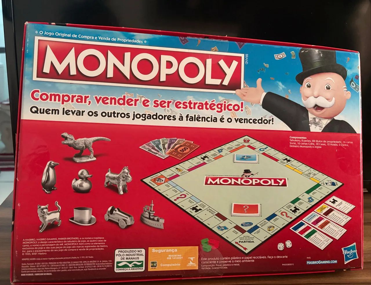 Monopoly Original Hasbro - Jogo de Tabuleiro Completo - Foto 2